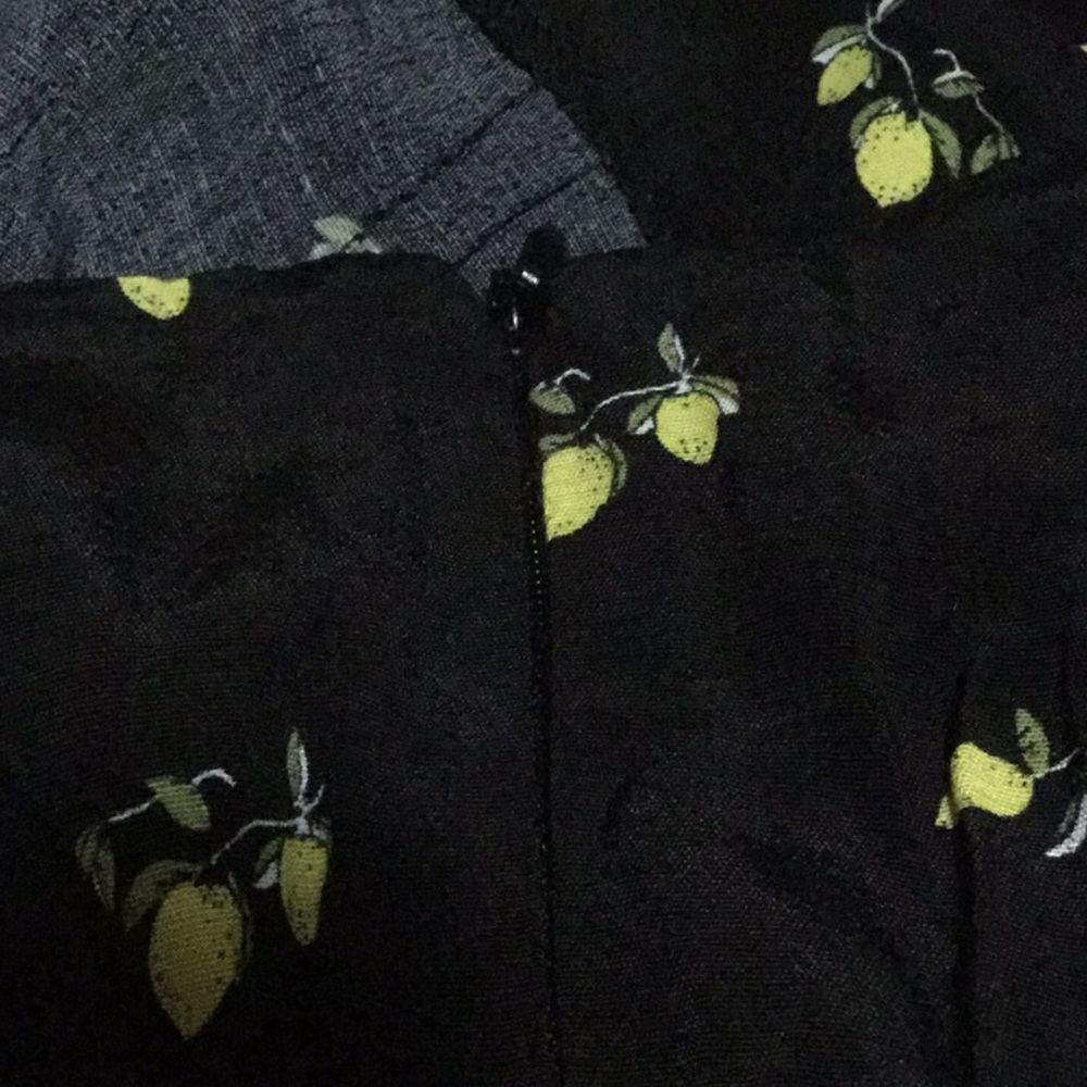 Free People size 6 Margot lemon printed pants - Picture 8 of 9